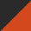 Black/ Deep Orange/ White